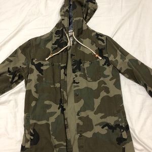 Pacsun LA Hearts Army Jacket with Hood